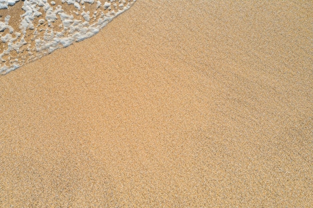 Aerial Bliss Superbe plage de sable blanc d'en haut