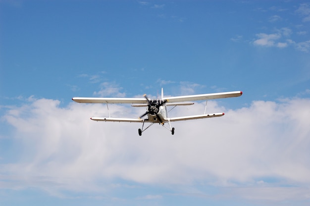 Aéronefs de l'aviation agricole AN-2 en vol.