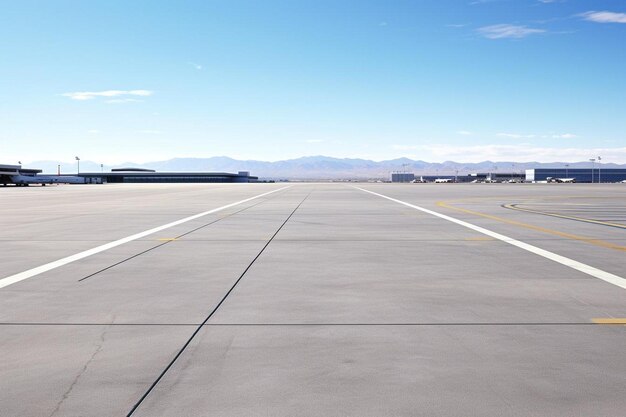 Photo aéroport avec une route