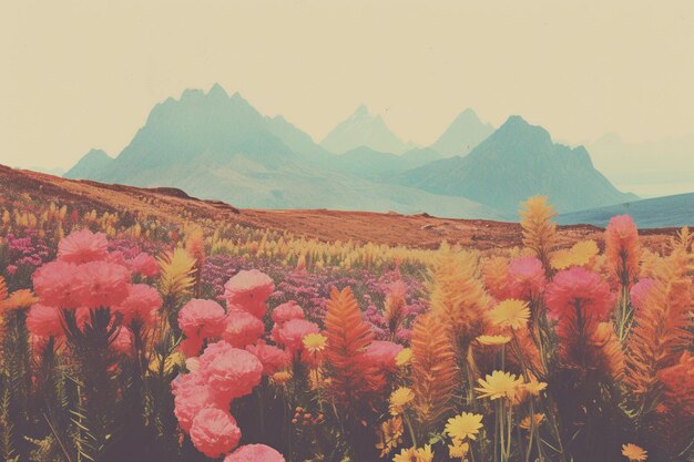 Photo aesthetic universe nature background earth and mountain remixed media