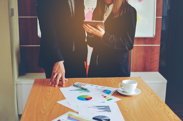 Affaires et réunions et unité de travail.