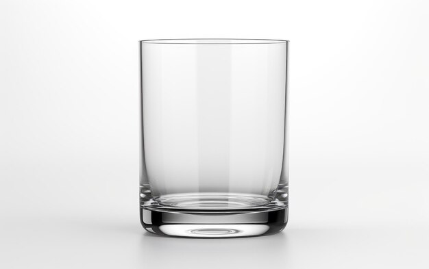 Affichage Tumbler vitré sur fond blanc ou PNG transparent