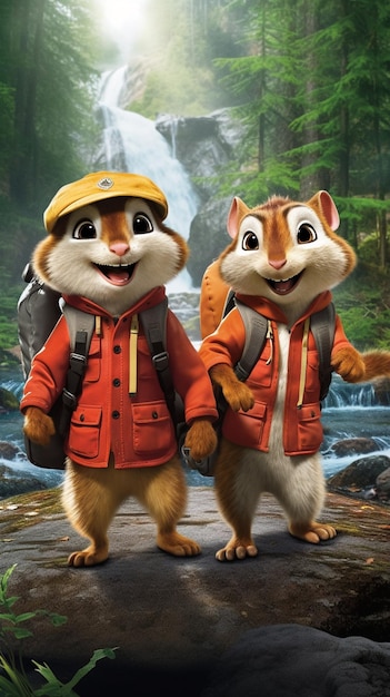 Affiche Alvin et les Chipmunks avec Alvin et les Chipmunks