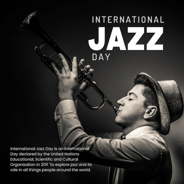 une affiche d'un concert appelé international jazz