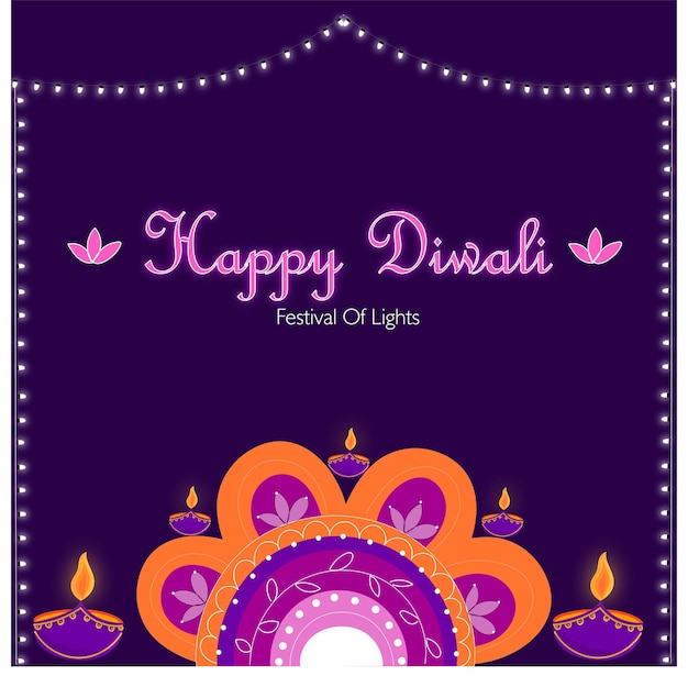 Affiche du festival de Diwali
