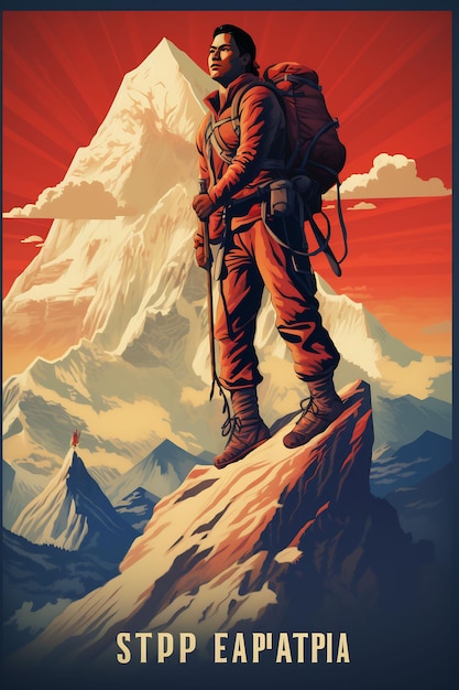 affiche du film avec une montagne en arrière-plan