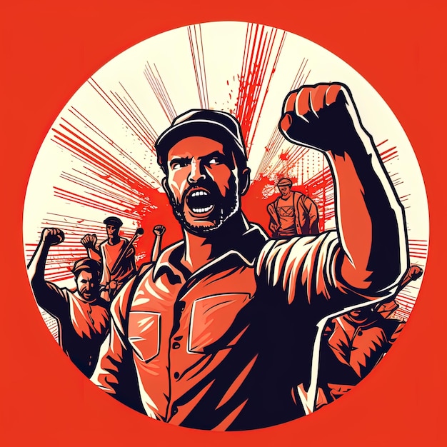 Affiche du syndicat des travailleurs