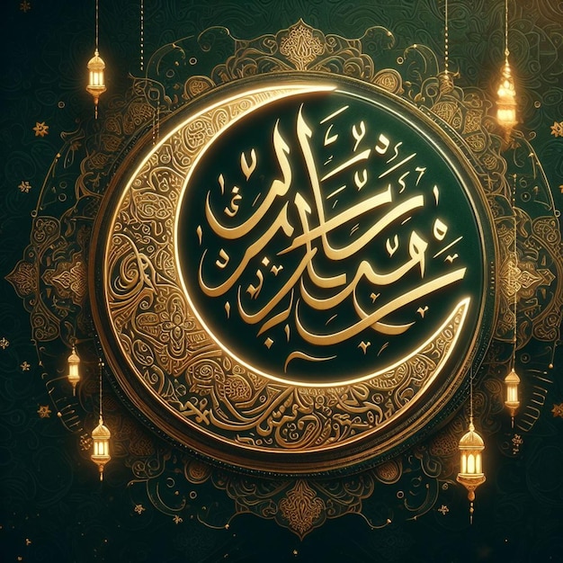 Une affiche d'Eid Mubarak