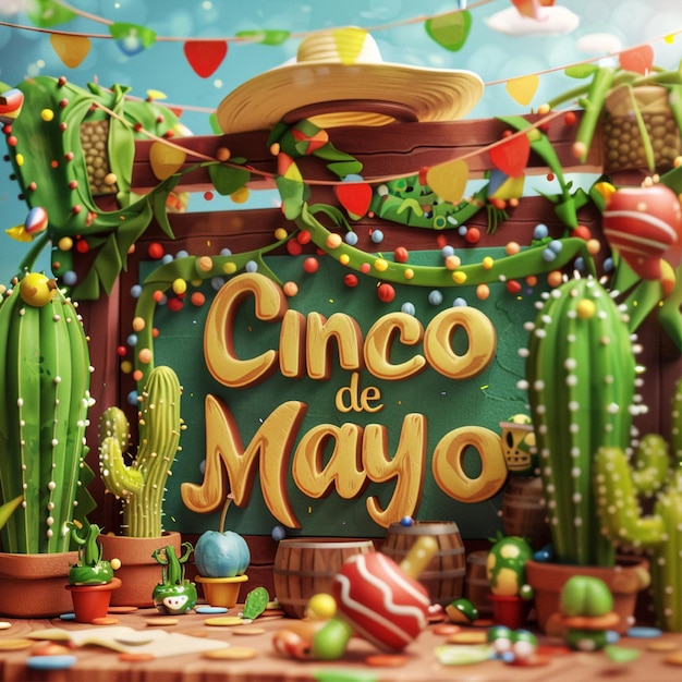 Affiche de la fête du Cinco de Mai