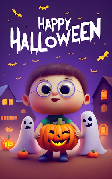 Affiche happy halloween