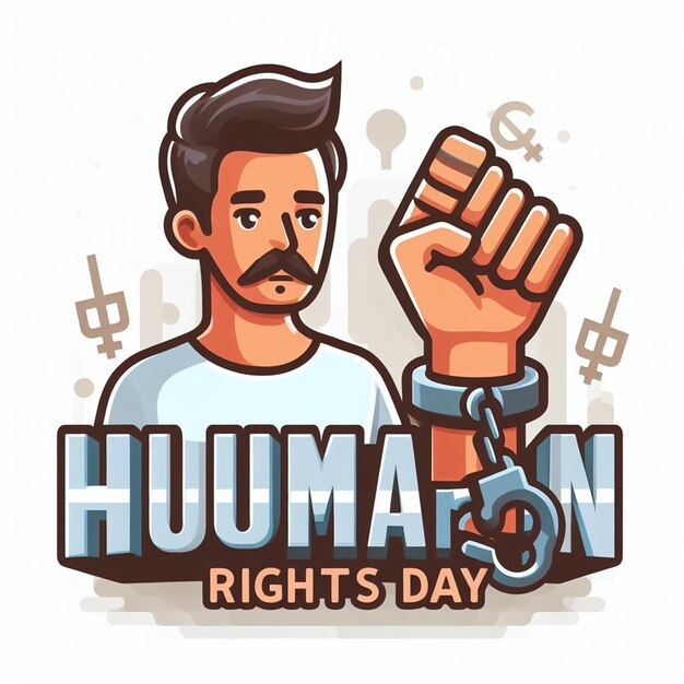 Photo affiche de la journée des droits de l'homme bannerflyer et photos gratuites