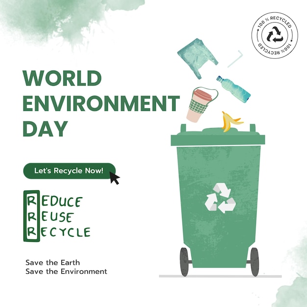 Affiche de la journée de l'environnement