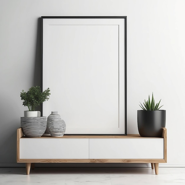 Affiche ou maquette d'impression avec de l'espace blanc pour placer votre conception