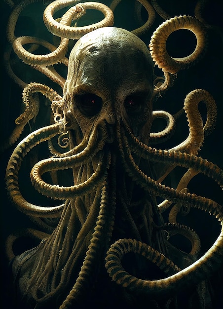 Une affiche pour l'appel de cthulhu.