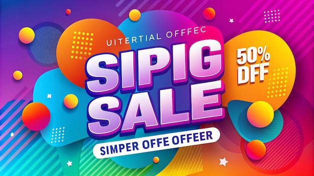 une affiche pour le début de la vente de l'année