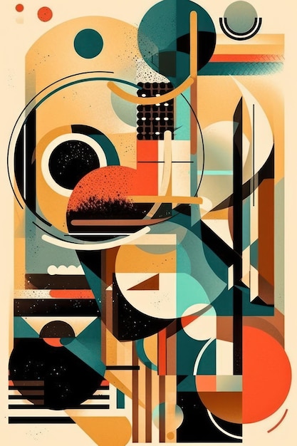 Une affiche pour un festival de musique appelé la guitare.