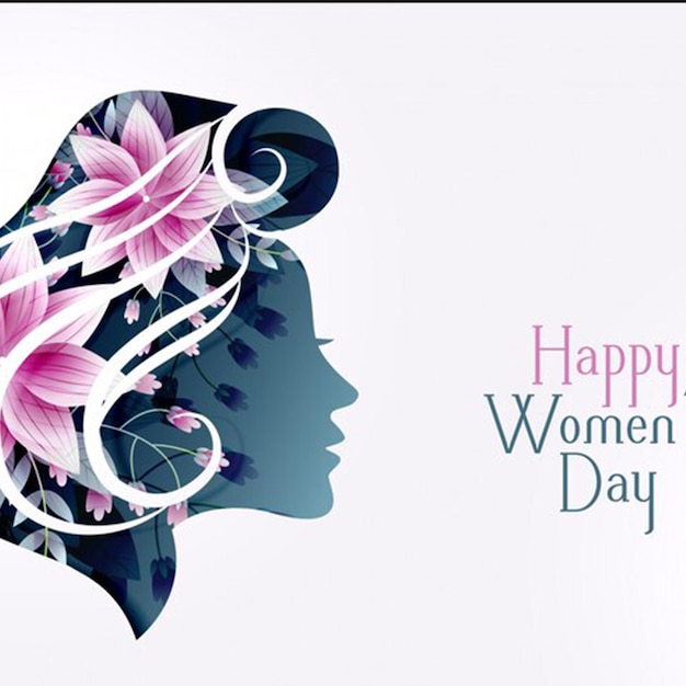 Une affiche pour la fête des femmes et le texte de la fête de la femme