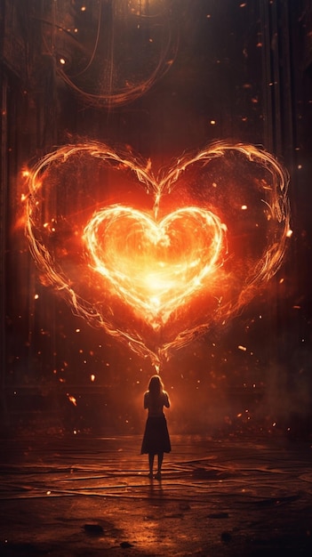 Une affiche pour le film Au coeur du feu.