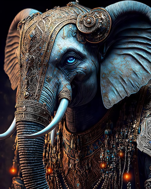 Une affiche pour le film éléphant.
