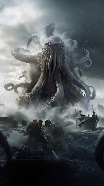 une affiche pour le film intitulé Octopus.