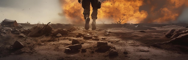 Photo une affiche pour le film 'les soldats secrets'