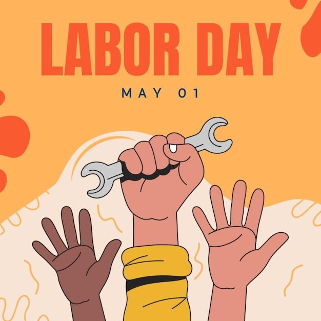 une affiche pour le jour de mai jour de mai
