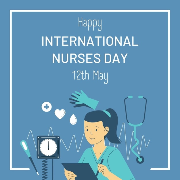 Une affiche pour la Journée internationale des infirmières