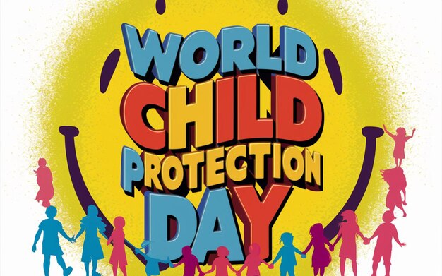Photo une affiche pour la journée mondiale de la protection avec un fond jaune