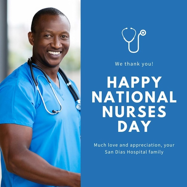une affiche pour un médecin qui a une heureuse journée nationale