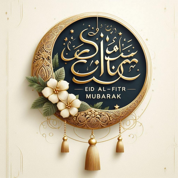 une affiche pour le mois de ramadan carte de vœux eid mubarak