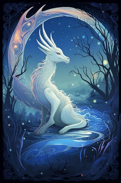 Une affiche pour la série Dragon Fairy.