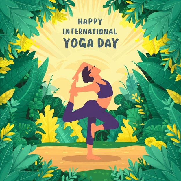 une affiche pour un tapis de yoga qui dit international international international international