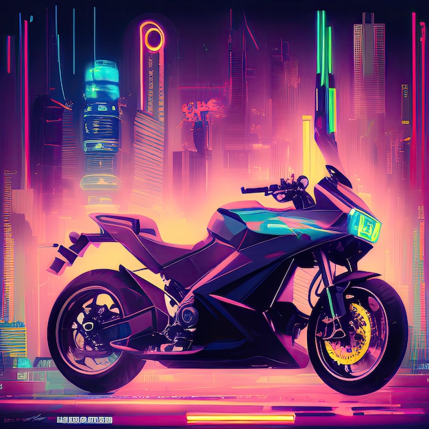 Une affiche qui dit "cyberpunk" dessus