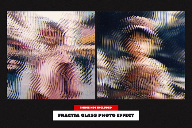 une affiche qui dit "photographie en verre naturel" sur elle