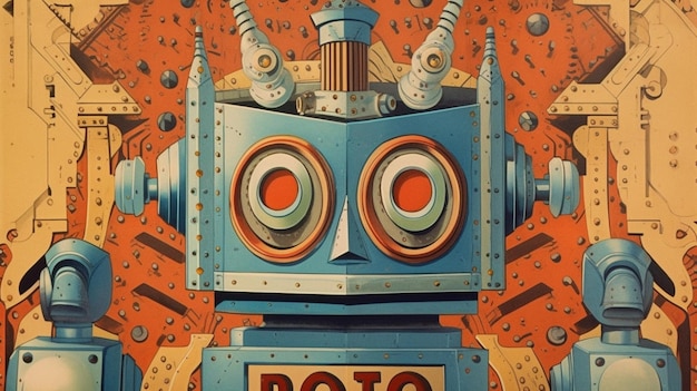 Une affiche qui dit robot sur elle
