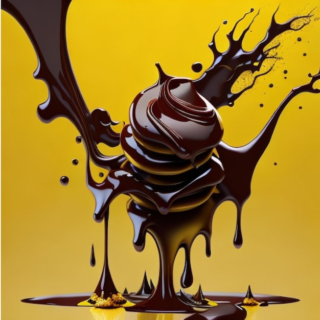 une affiche saluant la journée mondiale du chocolat