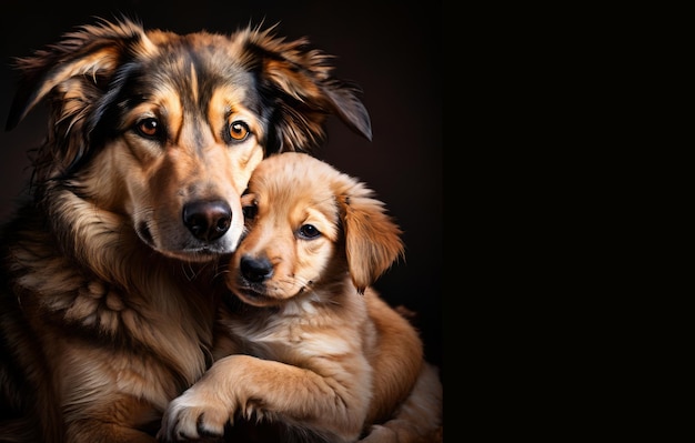 Photo une affiche triste sur le bien-être des animaux.