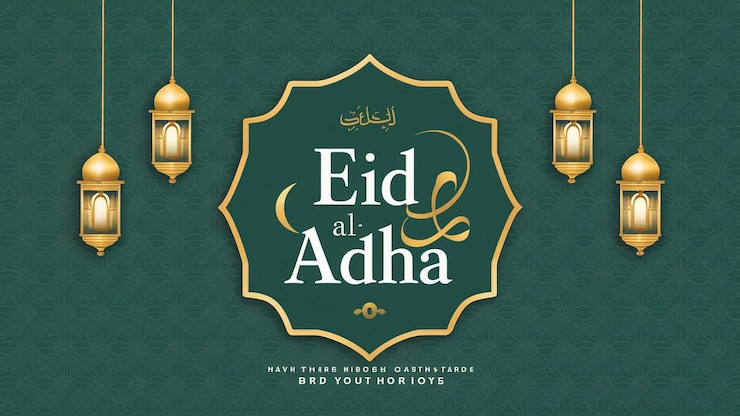 Photo une affiche verte et dorée pour le festival arabe