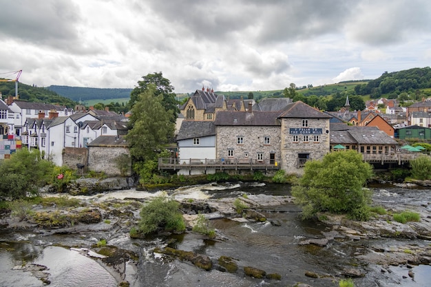 Afficher le long de la rivière Dee à LLangollen, Pays de Galles