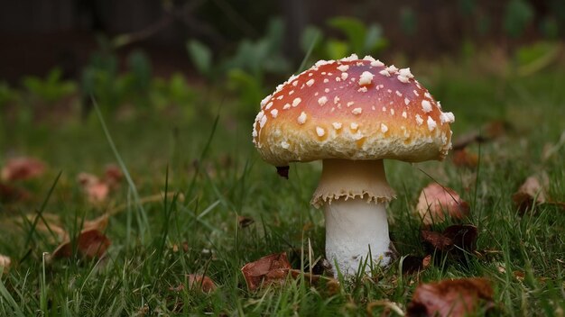 Agaric à mouches de couleur pêche