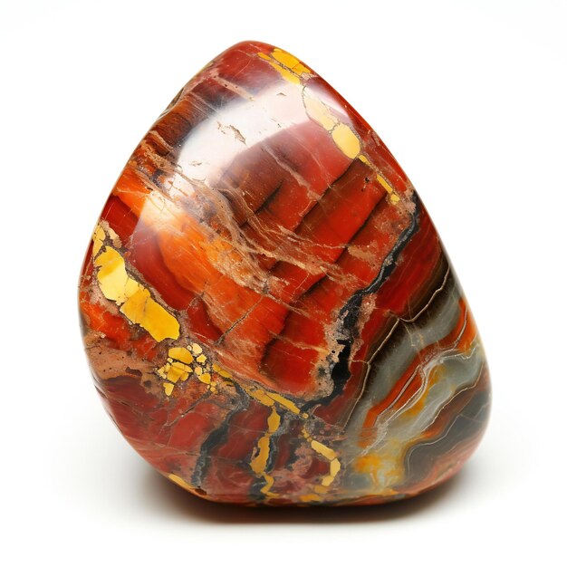 Agate du Botswana, calcédoine, quartz, semi-gemme, minéral géologique isolé