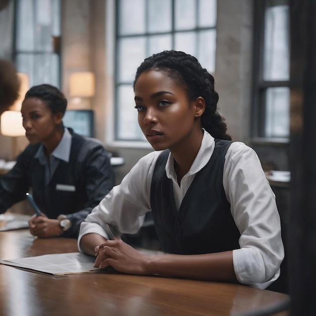 Agence jeune adulte profession stressé noir