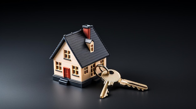 agent immobilier_female_hand_holding_new_door_key_to_new_house