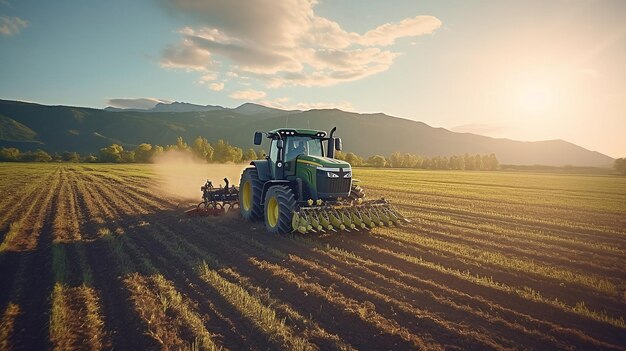 Les agriculteurs dans les champs