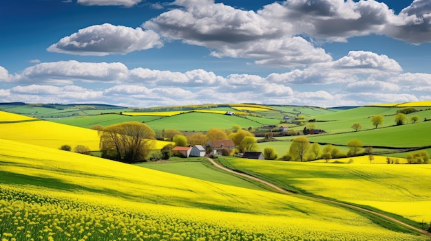 Agriculture de récolte au printemps