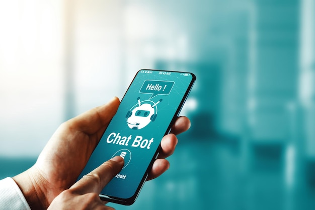Ai chatbot est un concept d'application de service numérique intelligent à la clientèle uds