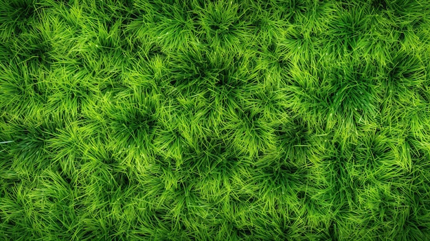 AI Generative AI Généré Concept de photo d'herbe verte Motif de fond de l'agriculture