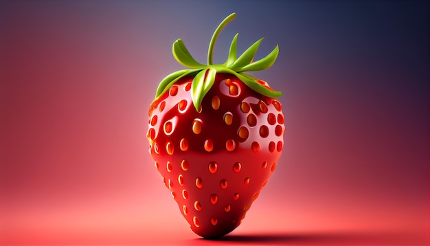 AI générative d'aliments sains aux fraises fraîches et délicieuses