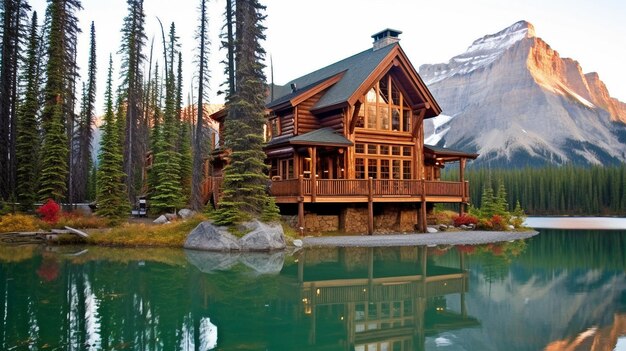 AI générative Emerald Lake Lodge