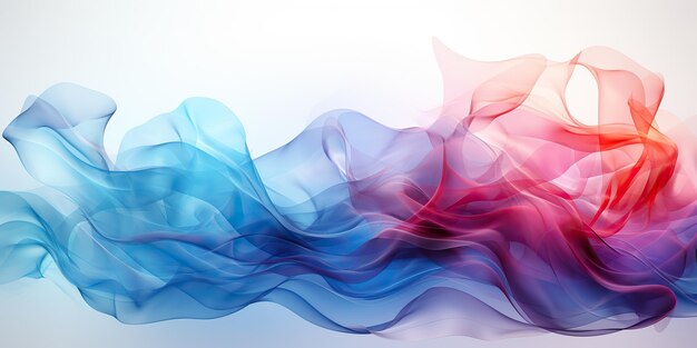 AI généré AI génératif couleur vague abstraite vaporeux fond décoratif illustration d'art graphique
